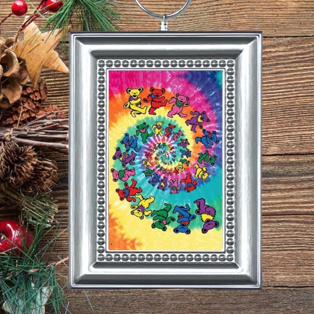 The Grateful Dead Dancing Bears Christmas Tree Ornament
